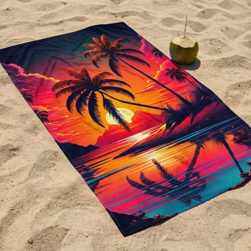 Tropical Sunset Beach Towel GFTONT6317