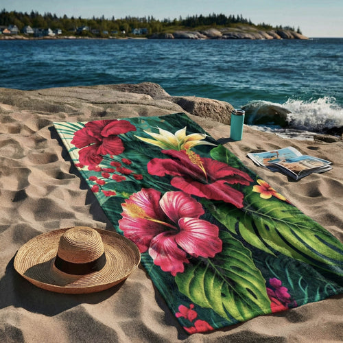 Tropical Bloom Beach Towel GFTONT6319