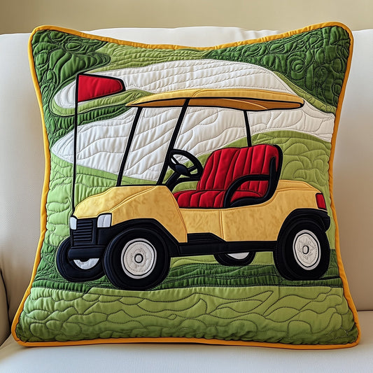 Golf Cart Quilted Pillow Case GFTONT631
