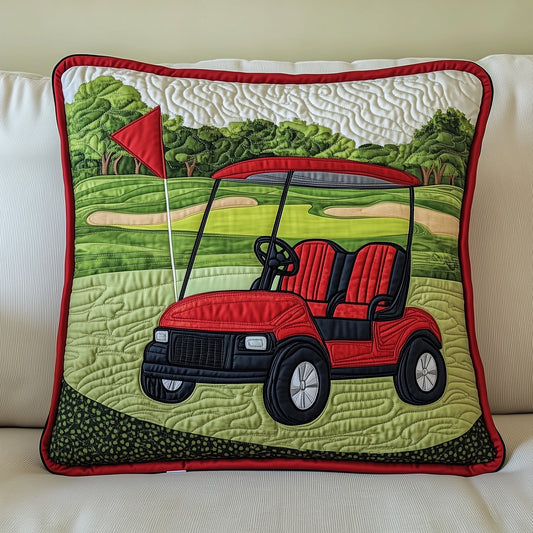 Golf Cart Quilted Pillow Case GFTONT633