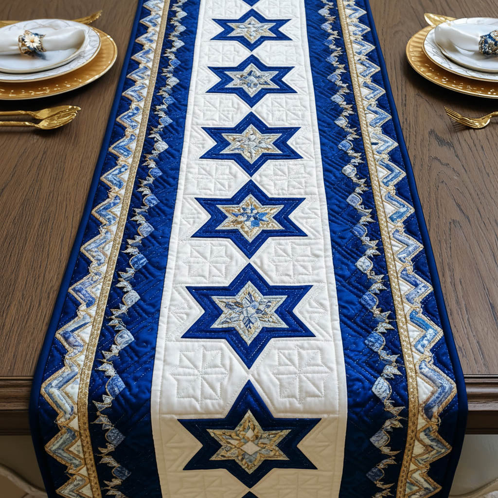 Interlink Star Quilted Table Runner GFTONT6363