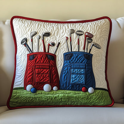 Golf Bag Quilted Pillow Case GFTONT640
