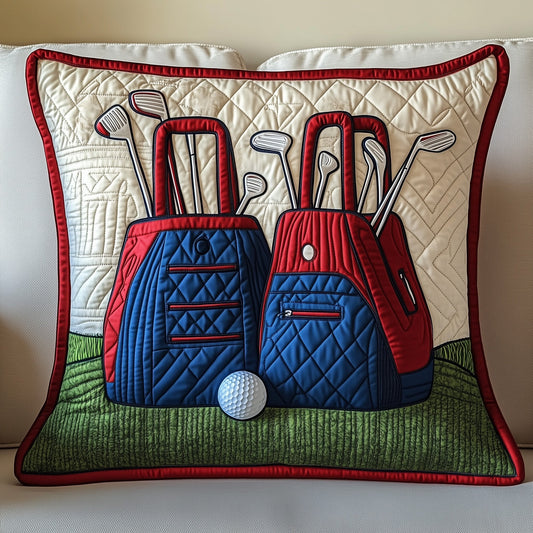 Golf Bag Quilted Pillow Case GFTONT641