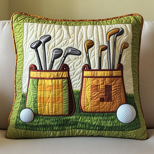 Golf Bag Quilted Pillow Case GFTONT642
