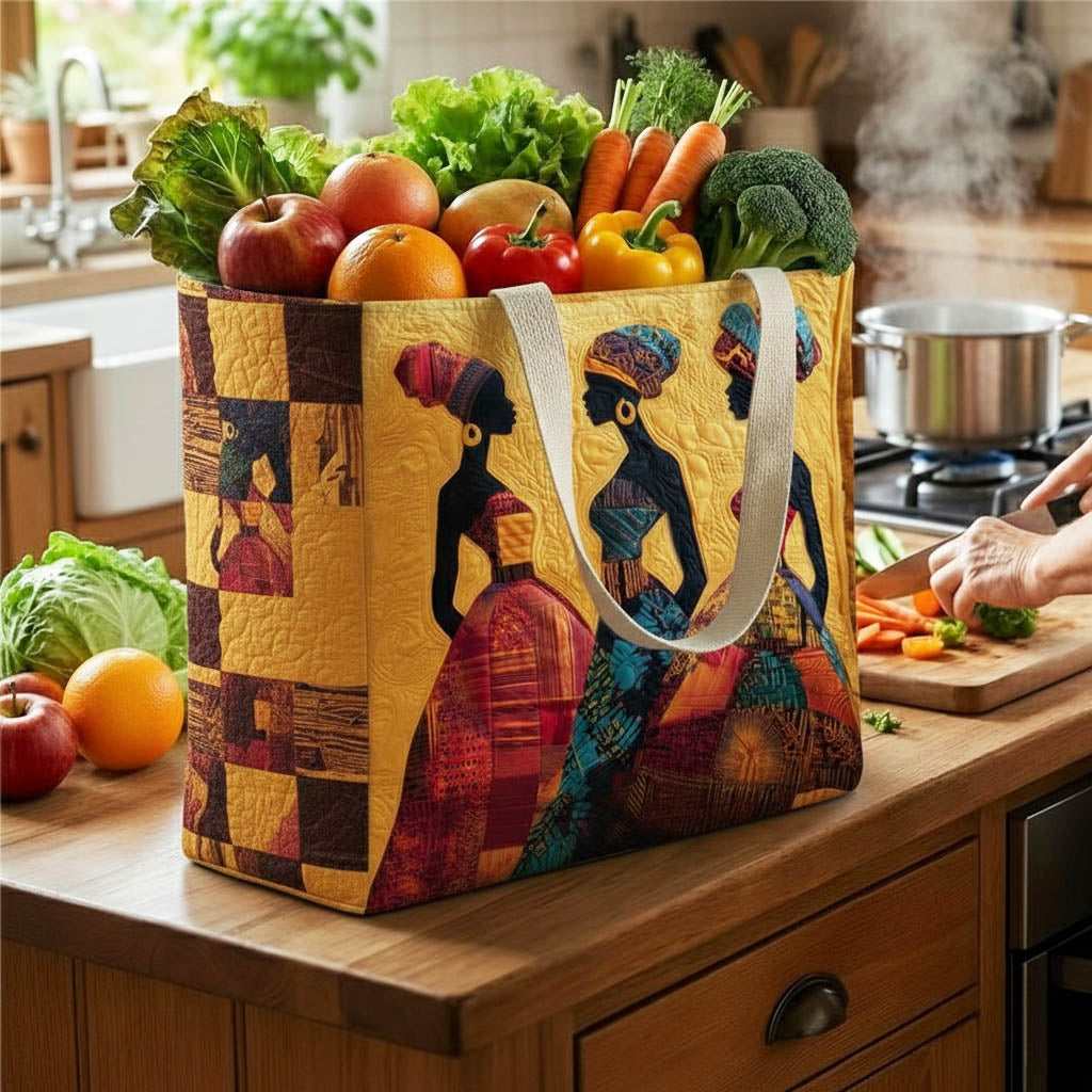 Proud Queen Quilted Shopping Bag GFTONT6435