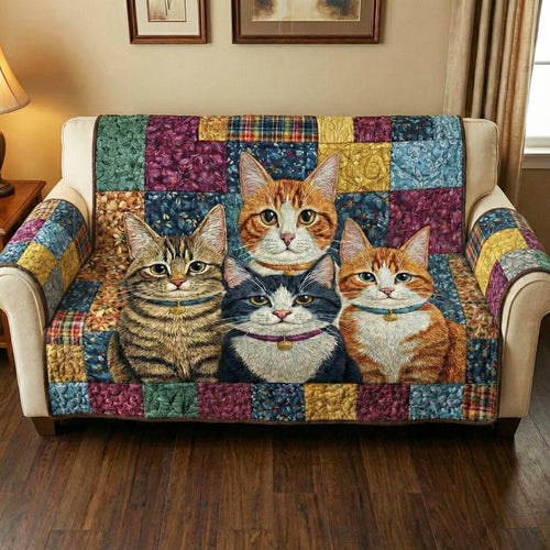 Pawfect Gang Quilted Sofa Cover GFTONT6451