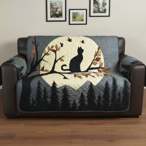 Charming Cat Quilted Sofa Cover GFTONT6454