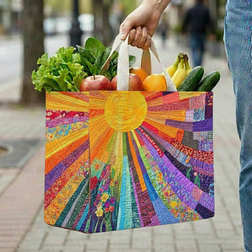 Vibrant Sunray Quilted Shopping Bag GFTONT6472