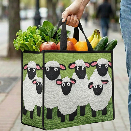Sheep Haven Quilted Shopping Bag GFTONT6492