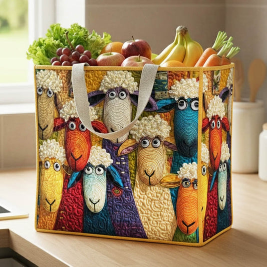 Sheep Haven Quilted Shopping Bag GFTONT6493