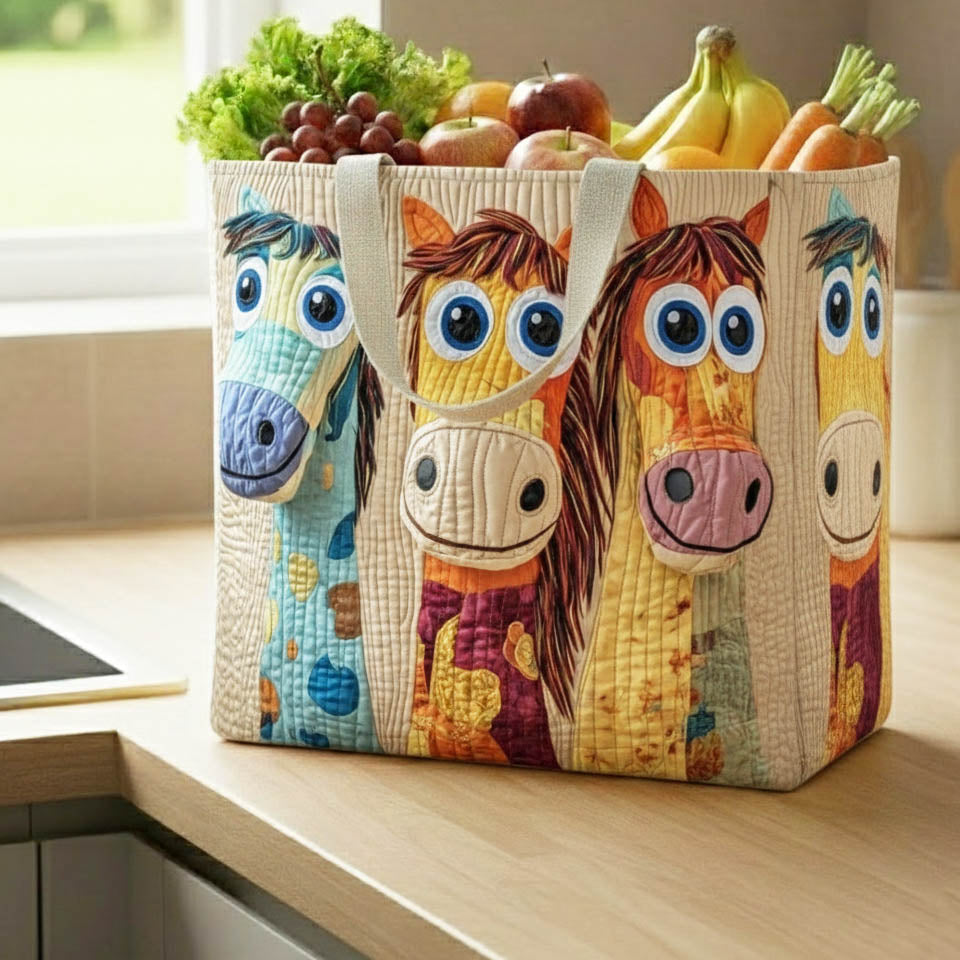 Funky Horse Quilted Shopping Bag GFTONT6506