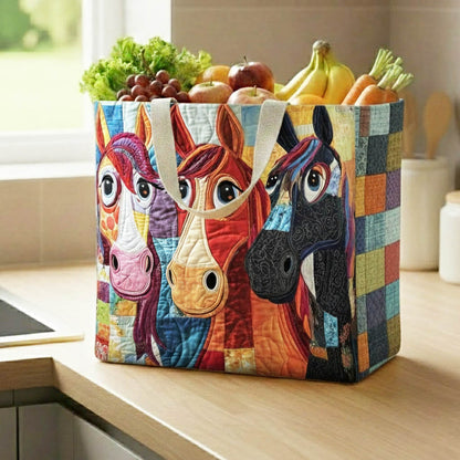 Funky Horse Quilted Shopping Bag GFTONT6507