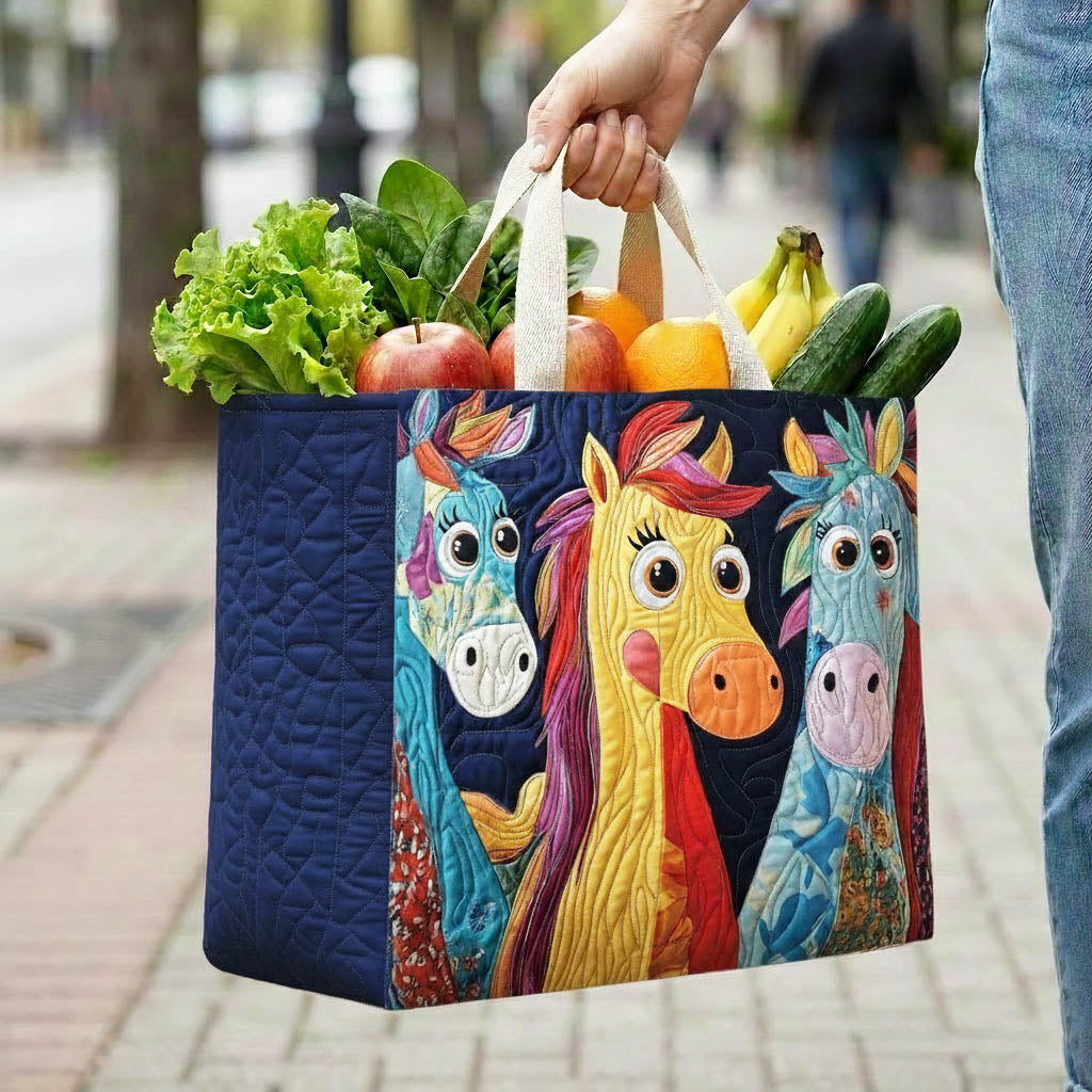 Funky Horse Quilted Shopping Bag GFTONT6508