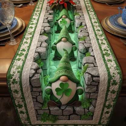 Patrick Gnome Quilted Table Runner GFTONT6527