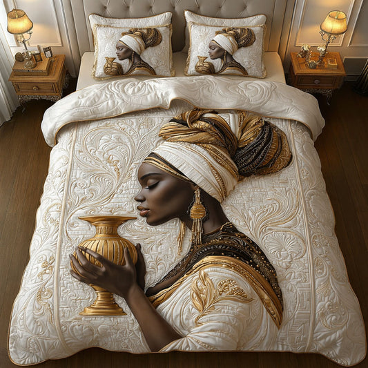 Proud Roots 3-Piece Quilted Bedding Set GFTONT6690