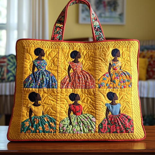 Melanin Quilted Tote Bag GFTONT816