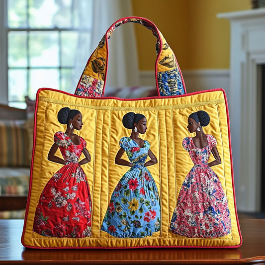 Melanin Quilted Tote Bag GFTONT817