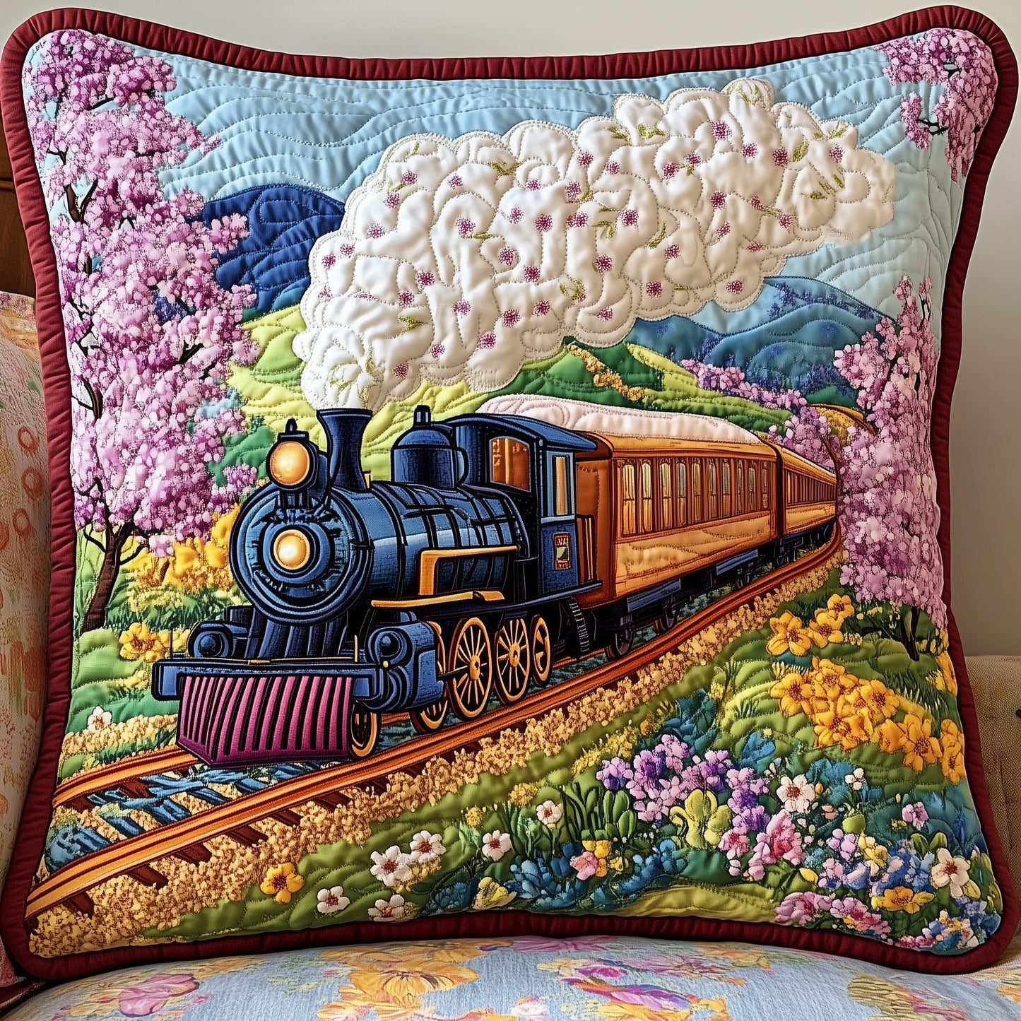 Blossom Trail Quilted Pillow Case GFTONT842
