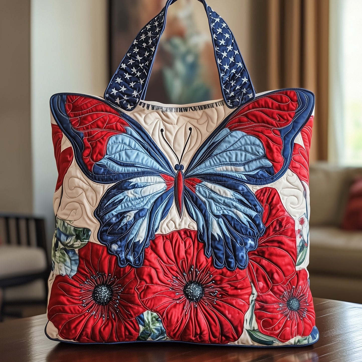 Liberty Wings Quilted Tote Bag GFTONT912