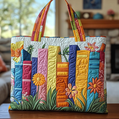 Floral Library Quilted Tote Bag GFTONT913