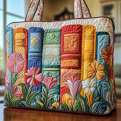 Blooming Book Quilted Tote Bag GFTONT919