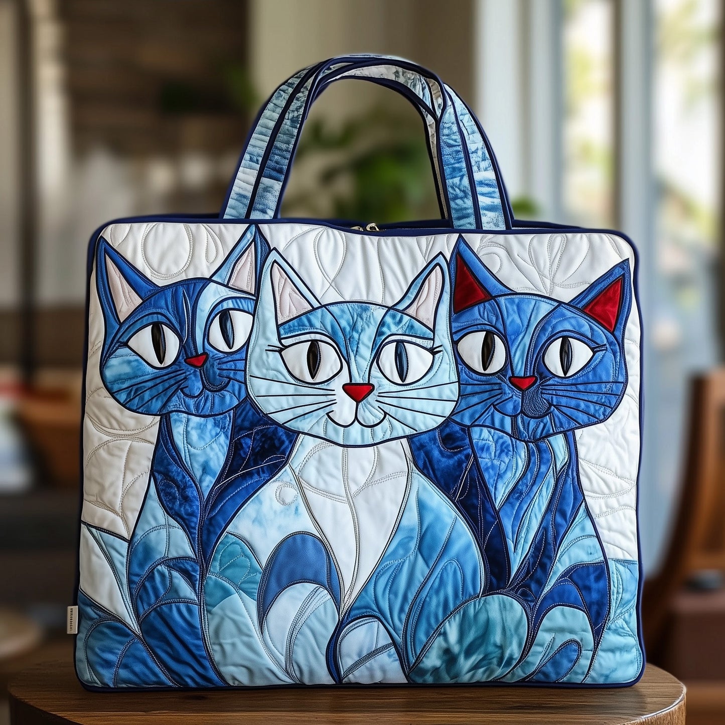 Meow Aura Quilted Tote Bag GFTONT949