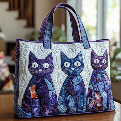 Whimsical Paw Quilted Tote Bag GFTONT955