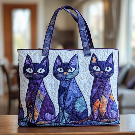 Meow Aura Quilted Tote Bag GFTONT959