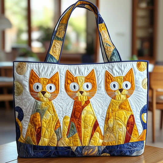 Meow Aura Quilted Tote Bag GFTONT960