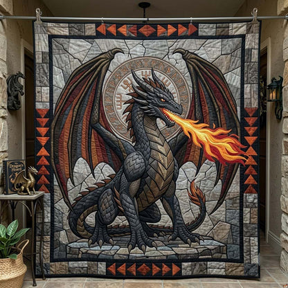 Ember Rune Guardian Quilted Blanket GFTONTD2240