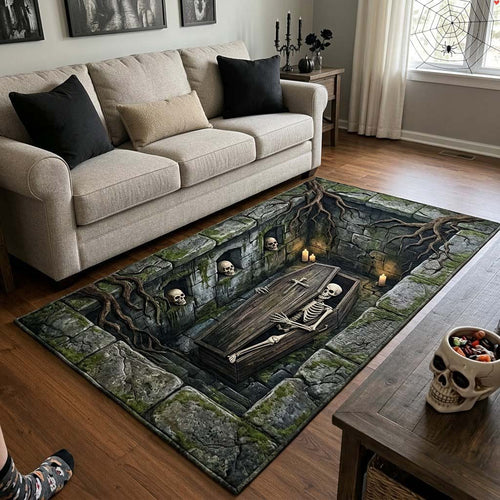 Graveyard Crypt Area Rug GFTONTD2266