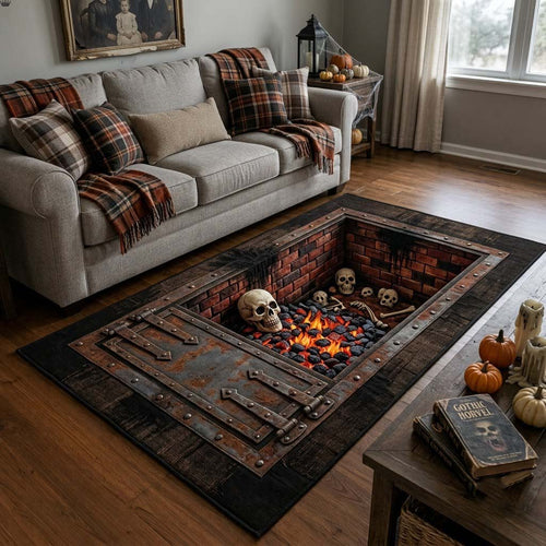Skull Furnace Area Rug GFTONTD2267