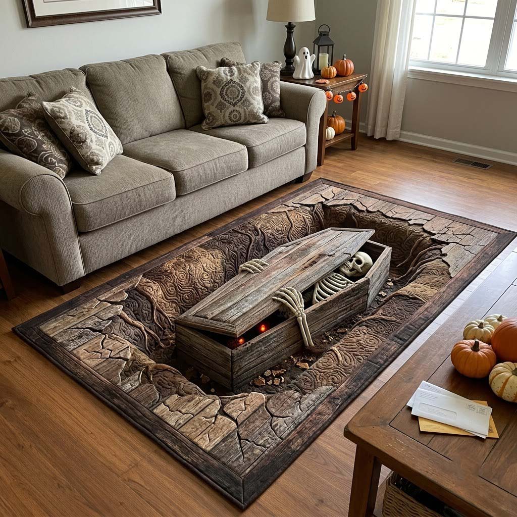 Coffin Trapdoor Area Rug GFTONTD2270