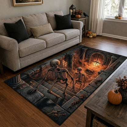 Skeletons Risin Area Rug GFTONTD2271