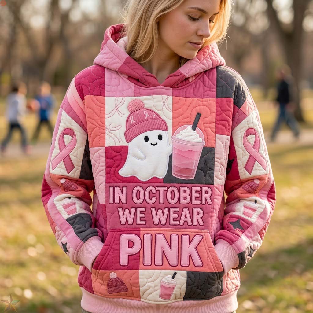 Pink October Ghost Hoodie GFTONTD2272