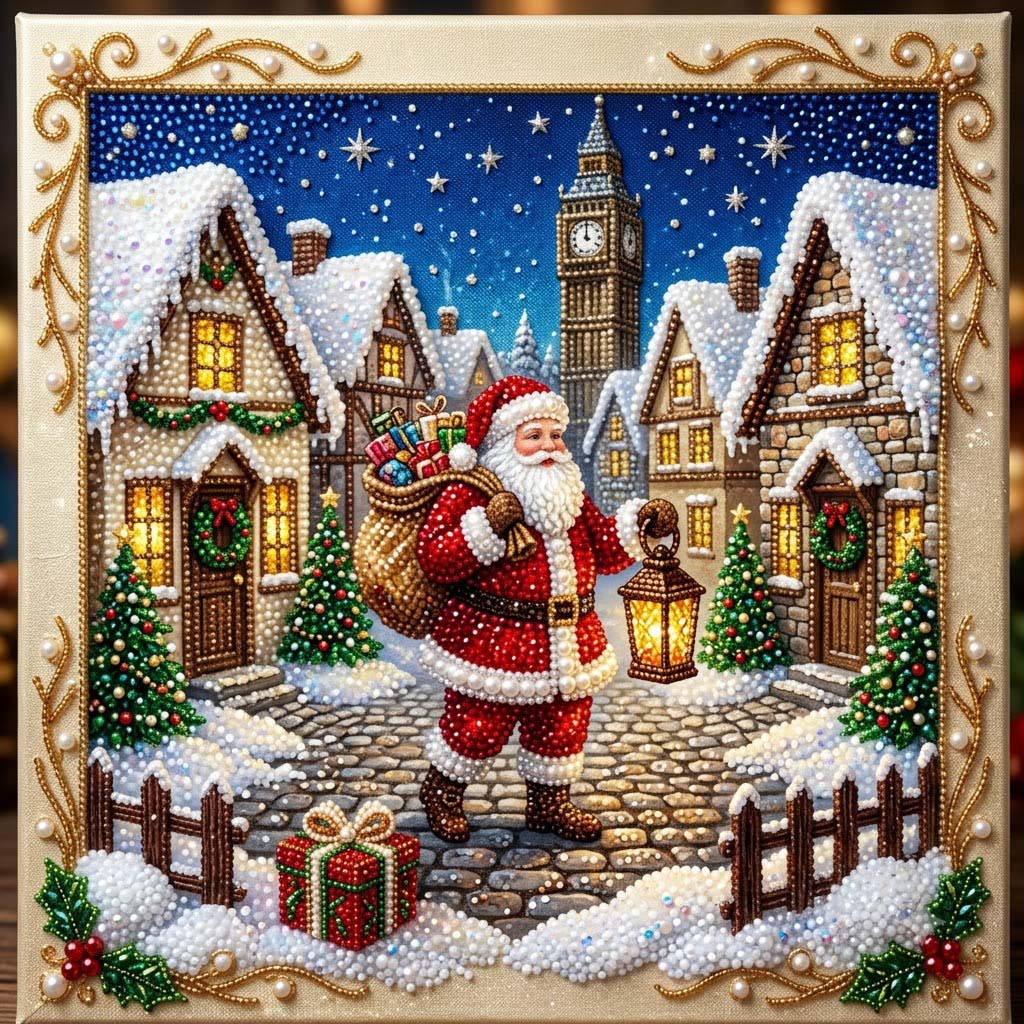 Santa Pearl DIY Diamond Pearl Art Kit GFTONTD2535