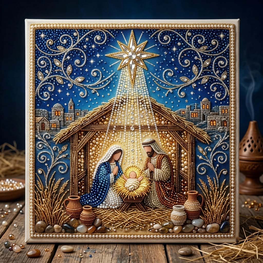 Pearls of Bethlehem DIY Diamond Pearl Art Kit GFTONTD2538