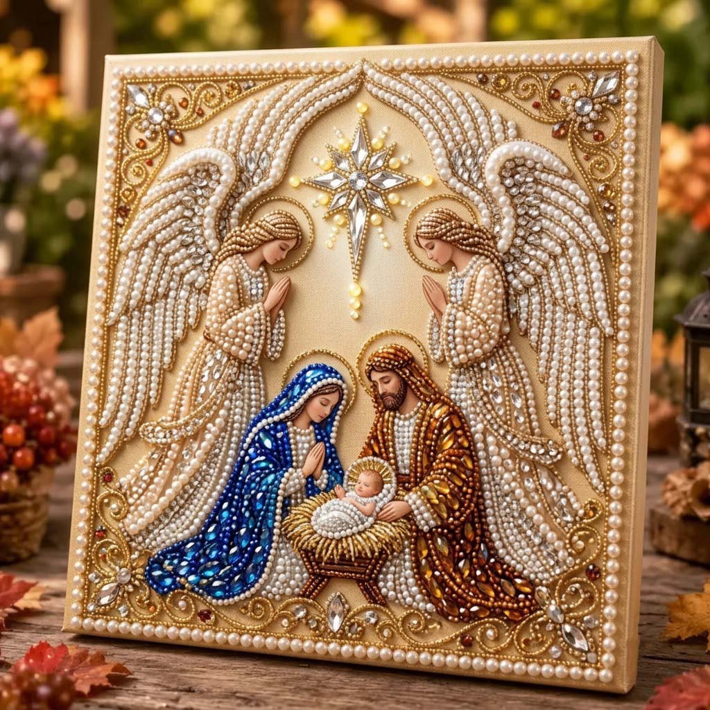 Pearls of Bethlehem DIY Diamond Pearl Art Kit GFTONTD2541