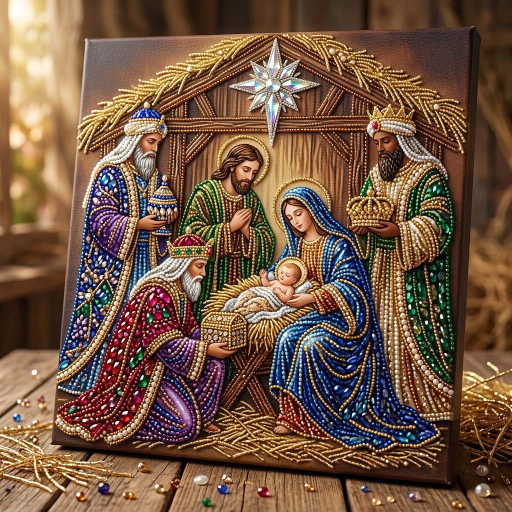 Pearls of Bethlehem DIY Diamond Pearl Art Kit GFTONTD2542