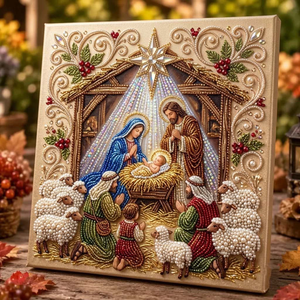 Pearls of Bethlehem DIY Diamond Pearl Art Kit GFTONTD2543