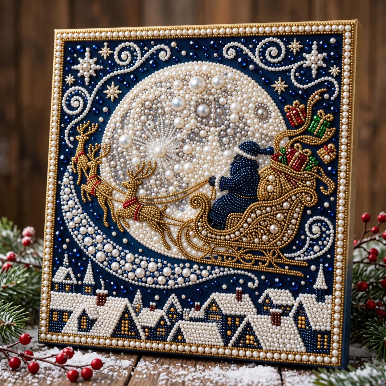 🔥 EARLY CHRISTMAS SALE 49% OFF - Christmas Santa DIY Diamond Pearl Art Kit GFTONTD2551