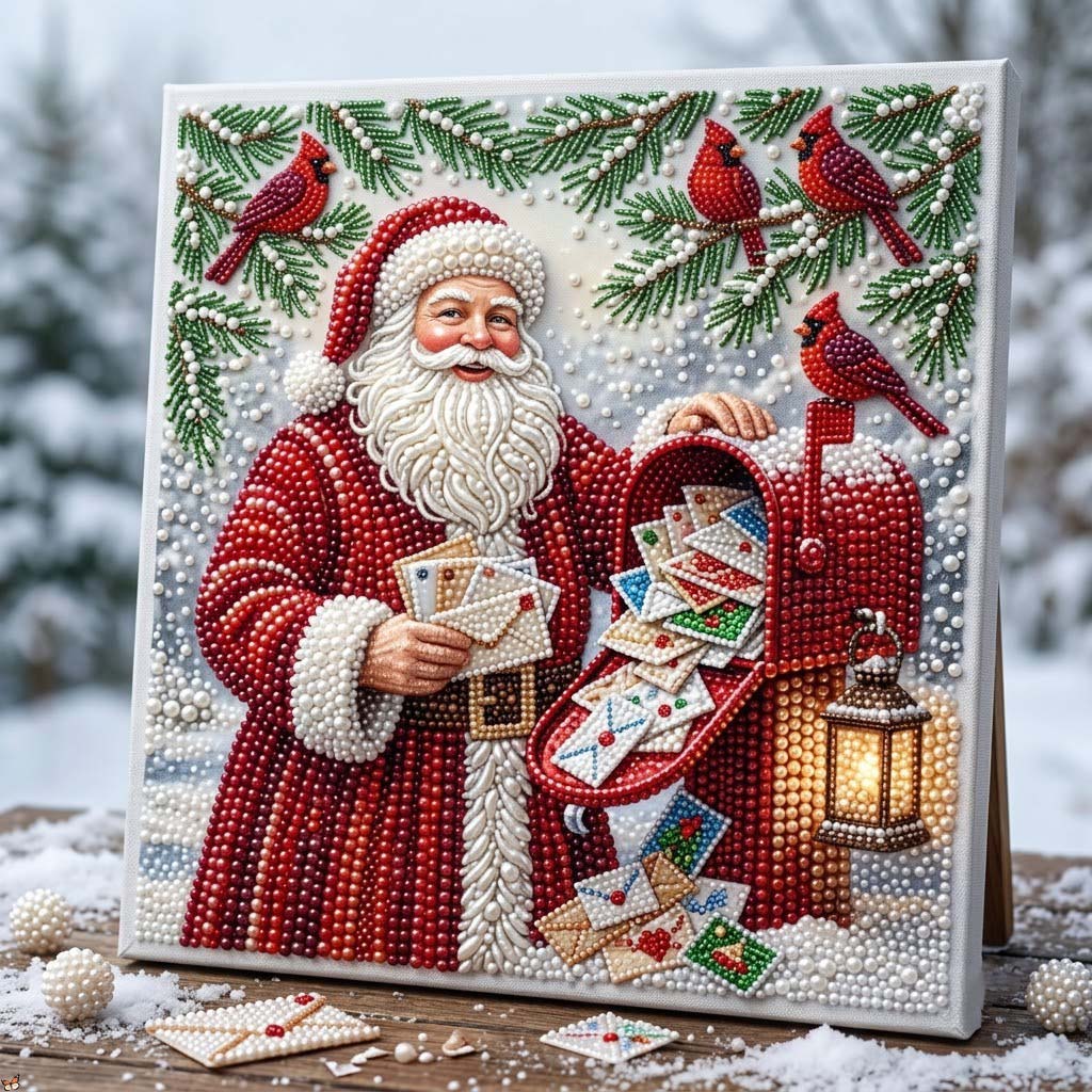 🔥 EARLY CHRISTMAS SALE 49% OFF - Christmas Santa DIY Diamond Pearl Art Kit GFTONTD2551