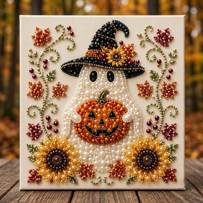 🔥 EARLY HALLOWEEN SALE 49% OFF - Ghost Halloween Cardinal DIY Diamond Pearl Art Kit GFTONTD2557