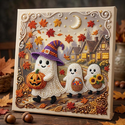 🔥 EARLY HALLOWEEN SALE 49% OFF - Ghost Halloween Cardinal DIY Diamond Pearl Art Kit GFTONTD2557