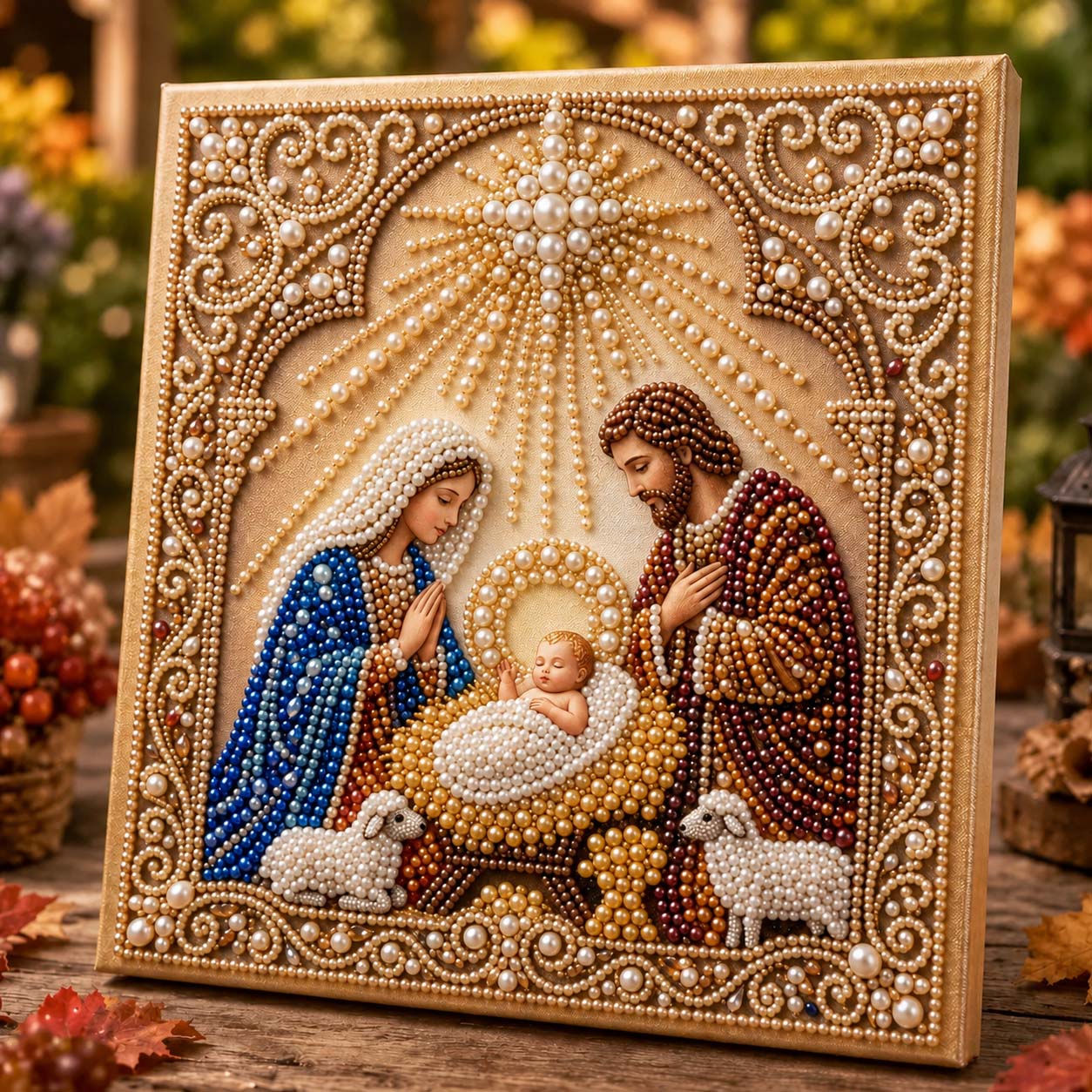 🔥 EARLY CHRISTMAS SALE 49% OFF - Birthday Jesus DIY Diamond Pearl Art Kit GFTONTD2563