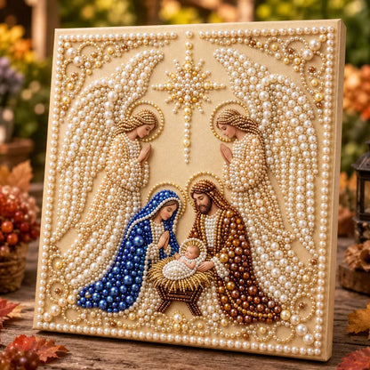 🔥 EARLY CHRISTMAS SALE 49% OFF - Birthday Jesus DIY Diamond Pearl Art Kit GFTONTD2563