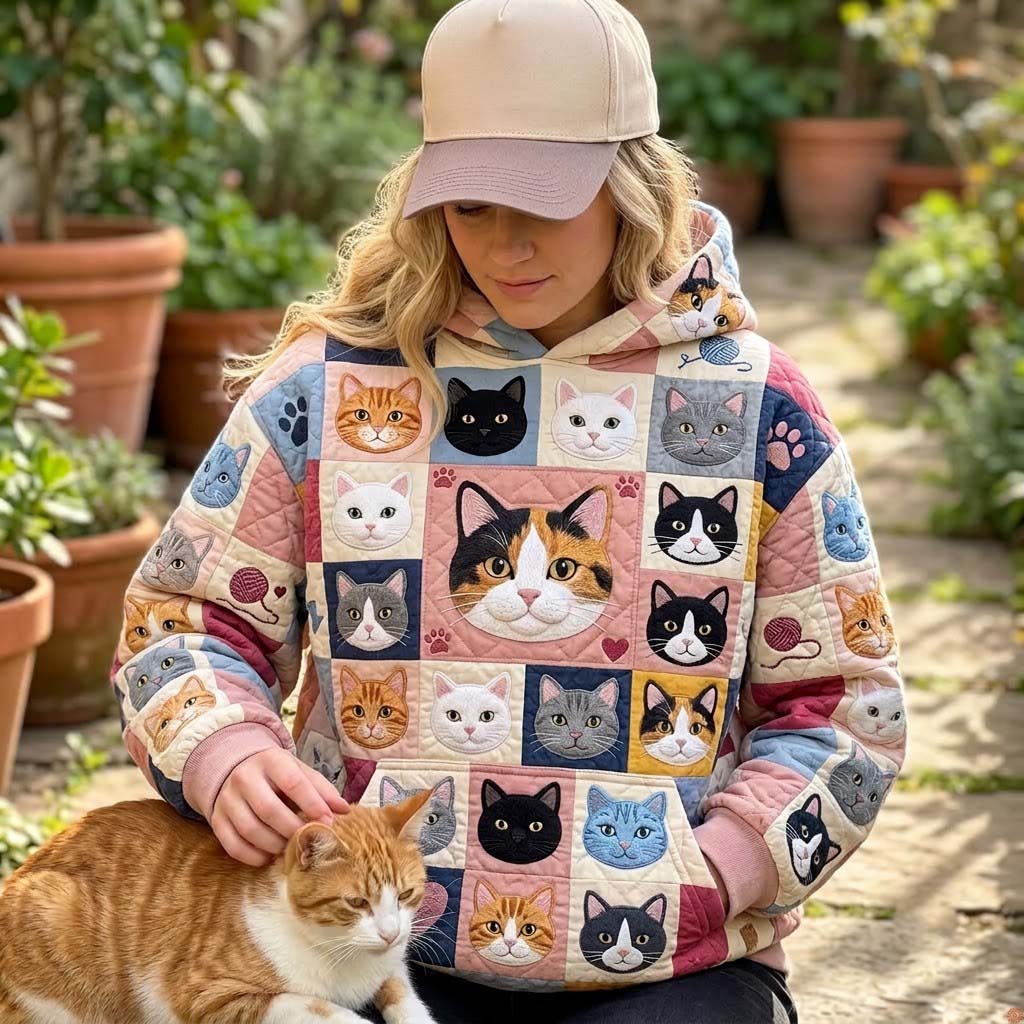 Whiskers And Cat Hoodie GFTONTD2632