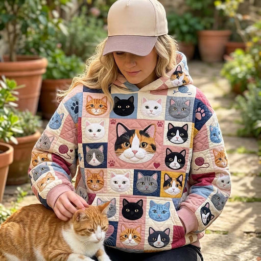 Whiskers And Cat Hoodie GFTONTD2632