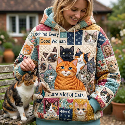 Whiskers And Cat Hoodie GFTONTD2634