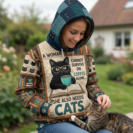 Whiskers And Cat Hoodie GFTONTD2637